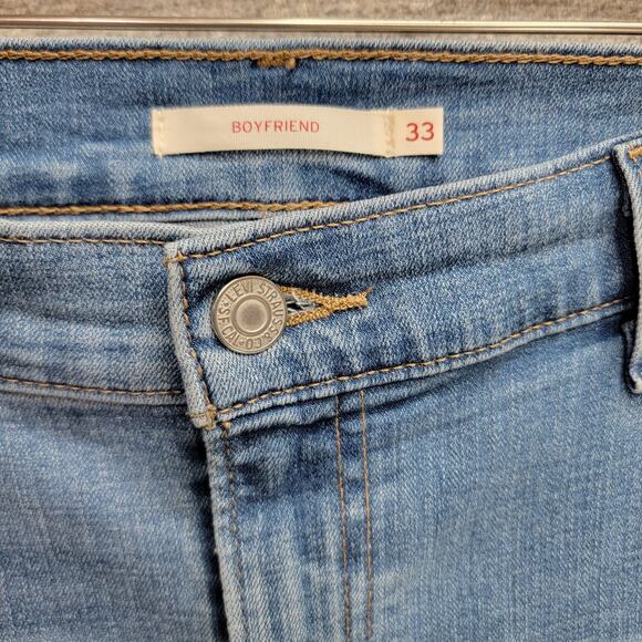 LEVI'S BOYFRIEND JEANS, SIZE 33 - Picture 2 of 6